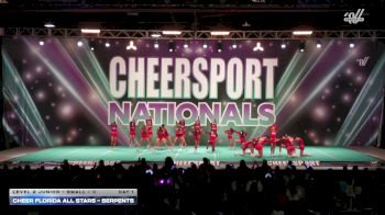 Cheer Florida Allstars - Serpents [2026 L2 Junior - Small - C Day 1] 2026 CHEERSPORT National All Star Cheerleading Championship