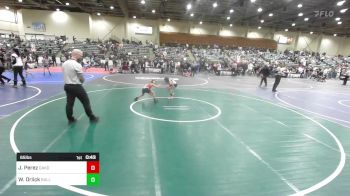 65 lbs Consi Of 8 #2 - Julian Perez, Oakdale vs Whittaker Orlick, Bulldog WC