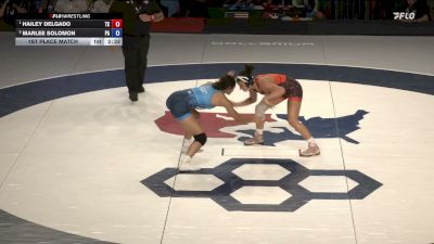 120 lbs 1st Place Match - Hailey Delgado, Texas vs Marlee Solomon, Pennsylvania