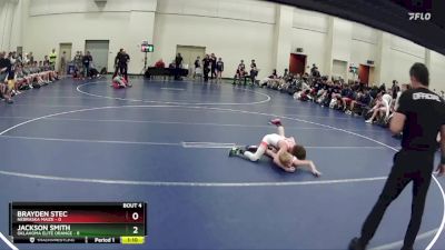 85 lbs Quarterfinals (8 Team) - Jackson Smith, Oklahoma Elite Orange vs Brayden Stec, Nebraska Maize