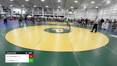 138 lbs Consi Of 8 #2 - Anthony Caraman, Providence BTS vs Desmond Archer, Chariho