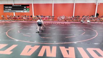 197 lbs Semifinal - Nick Meli, Rochester Christian University vs Ty Cobb, Lourdes University