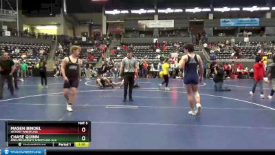 180 lbs Cons. Round 2 - Masen Bindel, Victory Wrestling vs Chase Quinn, Greater Heights Wrestling-AAA