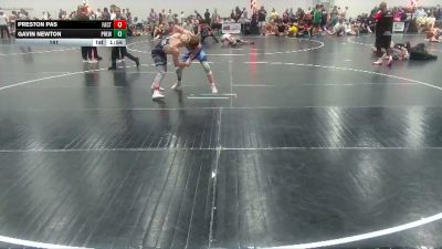 141 lbs Round 2 (8 Team) - Gavin Newton, Precision WA vs Preston Pas, The Factory