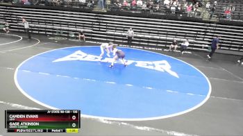 135 lbs Cons. Round 4 - Camden Evans, Lehi vs Gage Atkinson, Green Canyon