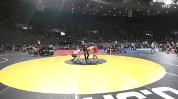 6A Boys 150 lbs Champ. Round 1 - Logan Maule, Sprague Boys vs Tristan Waage, Oregon City Boys
