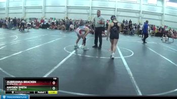 115 lbs Round 1 (10 Team) - Aubrianna Bracken, 84 Athletes vs Hayden Smith, U2 Upstate