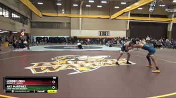 141 lbs Quarterfinal - Art Martinez, Case Western Reserve vs Jorden Zigo, Mount St. Joseph