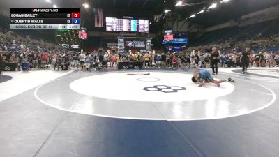 106 lbs Cons. Sub-rd Of 16 - Logan Bailey, Connecticut vs Quentin Walls, California