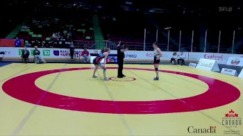 57kg 3rd Place Match - SueAnne Harms, Saskatoon WC vs Annika Fines, Dinos WC