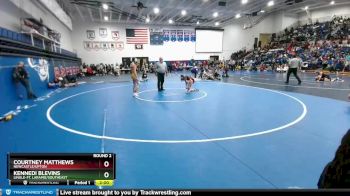 110 lbs Round 2 - Kennedi Blevins, Lingle-Ft. Laramie/Southeast vs Courtney Matthews, Newcastle/Upton