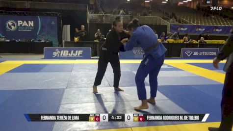 Fernanda Rodrigues M. De Toledo vs Fernanda Tereza De Lima 2026 Pan Jiu Jitsu IBJJF Championship