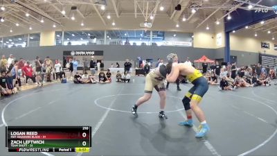 210 lbs Round 3 (8 Team) - Zach Leftwich, Team Shutt vs Logan Reed, Mat Assassins Black