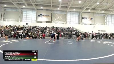 210 lbs Quarterfinal - Cody Alessi, Clever Combat Wrestling Club vs Trevor Ruffell, Wayne Wrestling Club