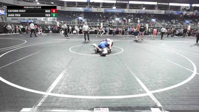 130 lbs 3rd Place - Cayden Holt, Marshfield Youth Wrestling vs Jase Ites, Premier Wrestling Center