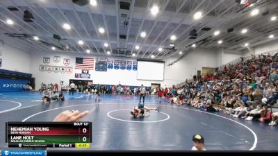 95 lbs Quarterfinal - Lane Holt, Douglas Middle School vs Nehemiah Young, Dean Morgan