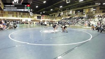 132 lbs Champ. Round 3 - Aaron Meza, Esperanza vs Isaiah Rosales, Oceanside