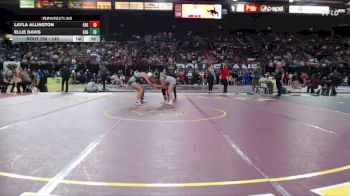 145 lbs Cons. Round 4 - Ellie Davis, Eagle vs Layla Allington, Eagle