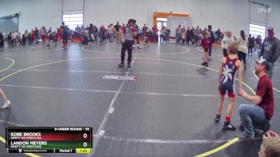 55 lbs Cons. Round 2 - Landon Meyers, Ninety Six Wrestling vs Kobe Brooks, Ninety Six Wrestling