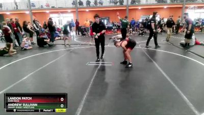 90 lbs Cons. Round 1 - Andrew Sullivan, Swamp Rabbit Wrestling vs Landon Patch, Hard Rock