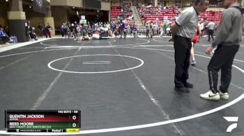 90 lbs Champ. Round 1 - Reed Moore, Gray County Kids Wrestling Clu vs Quentin Jackson, SlyFox