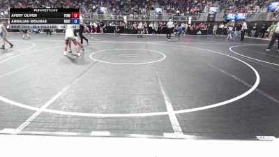 95.4-103.2 lbs Quarterfinal - Avery Oliver, Terminator Wrestling Academy vs Annaliah Molinas, North DeSoto Wrestling Academy