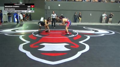 128 lbs Consi Of 16 #1 - Brandon Gamino, Sanger vs Jose Garcia, Mendota