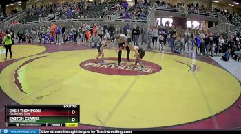 70 lbs Cons. Round 5 - Easton Cearns, Hermiston Wrestling vs Cash Thompson, Culver Mat Club