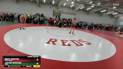 175 lbs Champ. Round 1 - Leister Bowling, Mead vs Brice Newton, Regis Jesuit