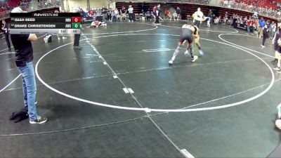 102 lbs Champ. Round 1 - Isiah Reed, Nebraska Wrestling Academy vs Drake Chrisetensen, Amherst Wrestling Club