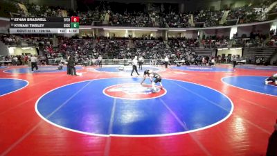106-5A Quarterfinal - Ethan Braswell, Effingham County vs Kymani Tinsley, Seckinger