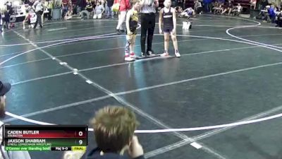 90 lbs Cons. Round 2 - Jaxson Shabram, O`Neill Leprechaun Wrestling vs Caden Butler, Arlington