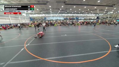 165 lbs Champ. Round 1 - Linkin Burgett, Lake Gibson Braves vs Brason Schortgen, Unattached