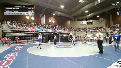 1A 144 lbs Quarterfinal - Joshua Perez, Panguitch vs Tayzen Walker, Altamont