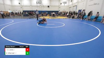 138 lbs Champ. Round 1 - Zachary Lacey, Durham Elite vs Cristian Villarreal, The Snake Pit