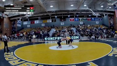 165 lbs Semifinal - David Hunsberger, Lander vs Jakob Chisolm, Montevallo