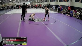 75 lbs Quarterfinal - Easton Quade, Warrior Trained Wrestling vs Cambriel Kirkland, South East Texas Gladiators Wrestling Club