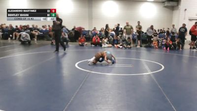 55 lbs Consi Of 16 #2 - Alejandro Martinez, CO vs Bentley Ishuin, NC