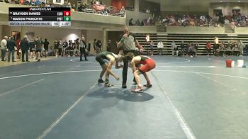 127 Championship Bracket Champ. Round 2 - Mason Fruechte, Pipestone vs Brayden Hawes, Elk River