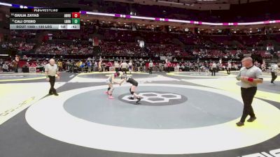 100 lbs Cons. Quarters - Giulia Zayas, Aurora vs Cali Otero, Lorain