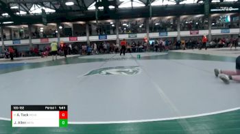 165-182 lbs Quarterfinal - Alexander Tack, Montini Catholic High School vs Jackson Allen, Yorkville Christian