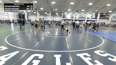 91 lbs Round Of 32 - William LeBrando, Refinery WC vs Deakon Cessario, Massabesic