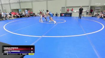 125 lbs Placement Matches (8 Team) - Marlie Stremick, North Dakota vs Jordyn Anderson, Virginia