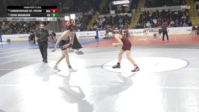 113 lbs Consi Of 8 #1 - Christopher St. Peter, Monument Mountain vs John Wigmore, Foxborough