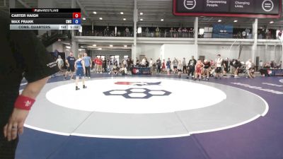 80 lbs Cons. Quarters - Carter Haigh vs Max Frank, Cougar Wrestling Club