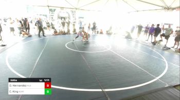 132 lbs Quarterfinal - Deegan Hernandez, Mlk vs Christopher King, Nvrtc