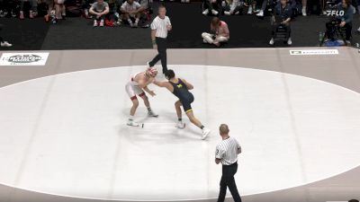 141 lbs Quarters & 1st Wb (16 Team) - Eren Sement, Michigan vs Brock Hardy, Nebraska