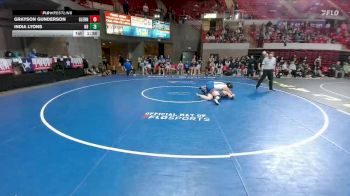 170 lbs Round 5 - Placement (4 Team) - Grayson Gunderson, Leander Glenn vs India Lyons, New Braunfels