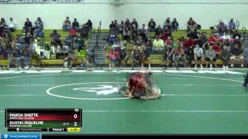 141 lbs Cons. Round 2 - Dustin Riquelme, Palomar College vs Makoa Shefte, Santa Ana College