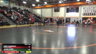 144 lbs Champ. Round 1 - Andy Musiboko, Waterloo West vs Ayden Sasek, Cedar Rapids Washington